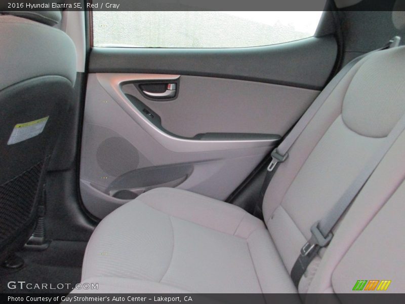 Red / Gray 2016 Hyundai Elantra SE