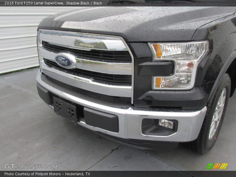 Shadow Black / Black 2016 Ford F150 Lariat SuperCrew