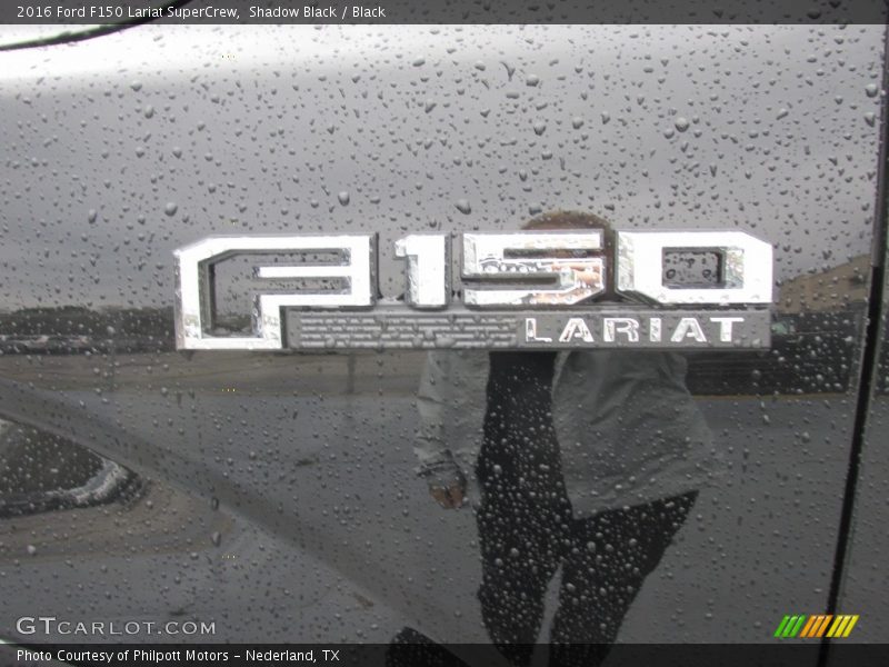 Shadow Black / Black 2016 Ford F150 Lariat SuperCrew