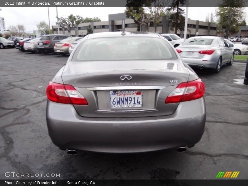 Platinum Graphite / Graphite 2012 Infiniti M 37 Sedan
