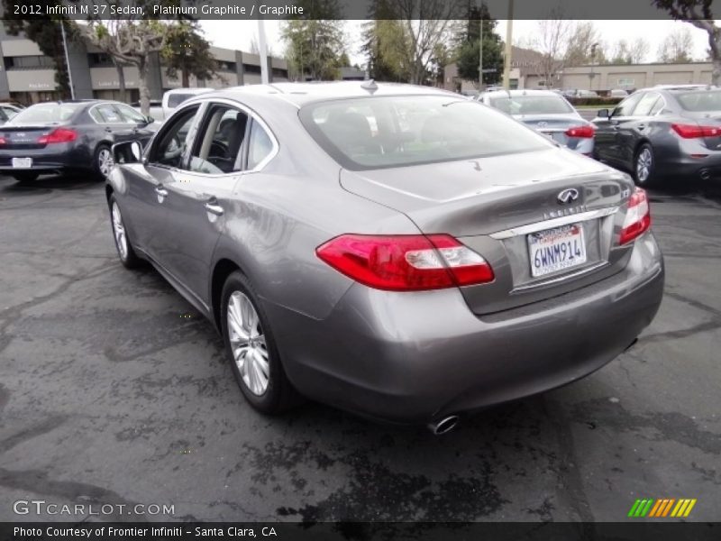 Platinum Graphite / Graphite 2012 Infiniti M 37 Sedan
