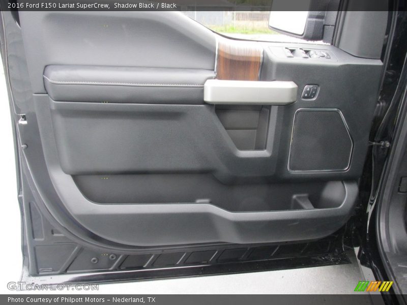 Shadow Black / Black 2016 Ford F150 Lariat SuperCrew