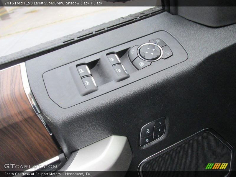 Shadow Black / Black 2016 Ford F150 Lariat SuperCrew