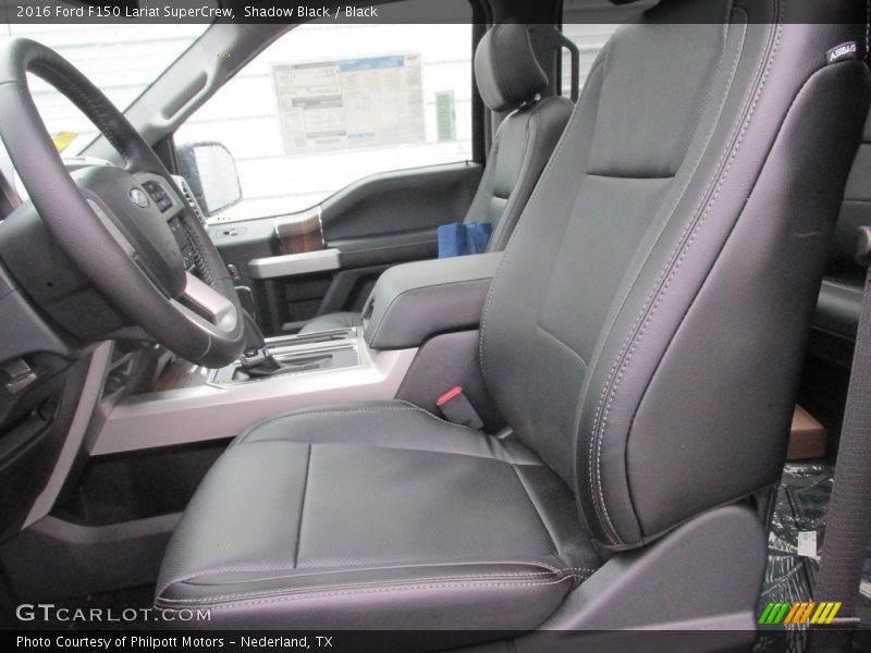 Shadow Black / Black 2016 Ford F150 Lariat SuperCrew