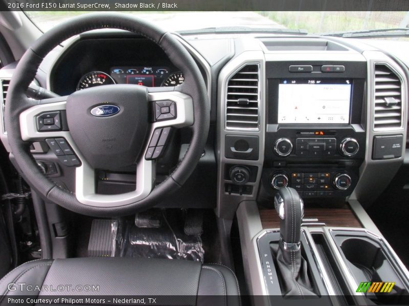 Shadow Black / Black 2016 Ford F150 Lariat SuperCrew