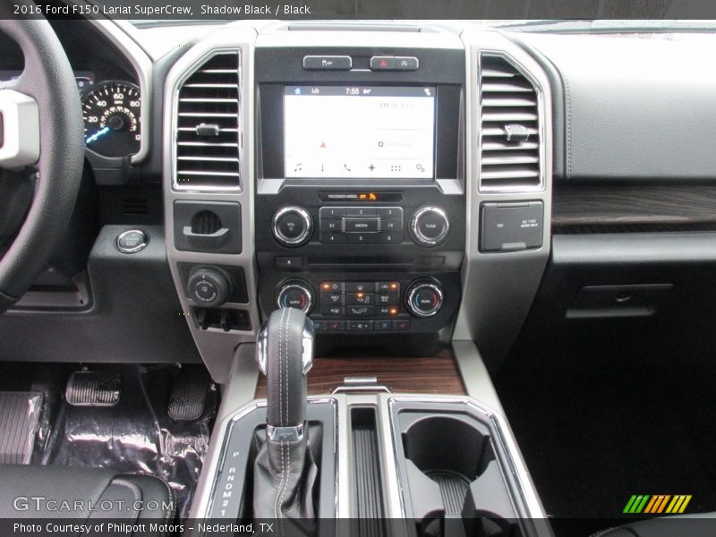Shadow Black / Black 2016 Ford F150 Lariat SuperCrew