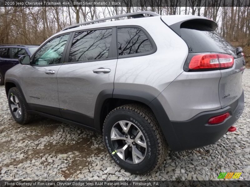 Billet Silver Metallic / Black 2016 Jeep Cherokee Trailhawk 4x4
