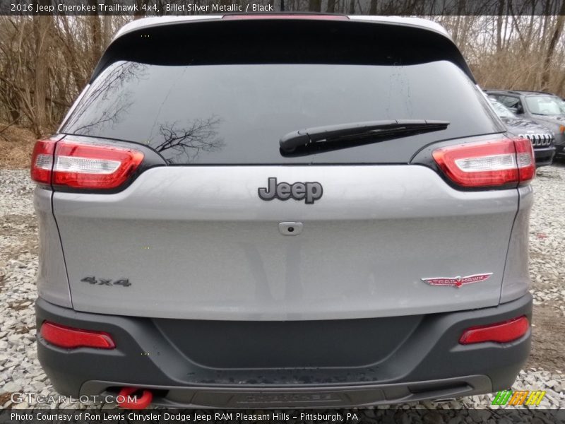 Billet Silver Metallic / Black 2016 Jeep Cherokee Trailhawk 4x4