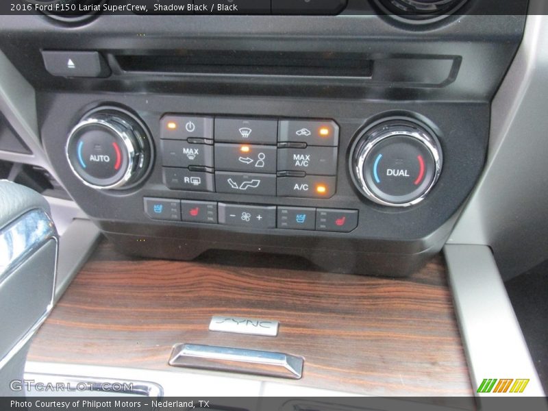 Shadow Black / Black 2016 Ford F150 Lariat SuperCrew