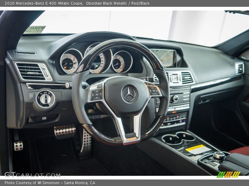 Dashboard of 2016 E 400 4Matic Coupe