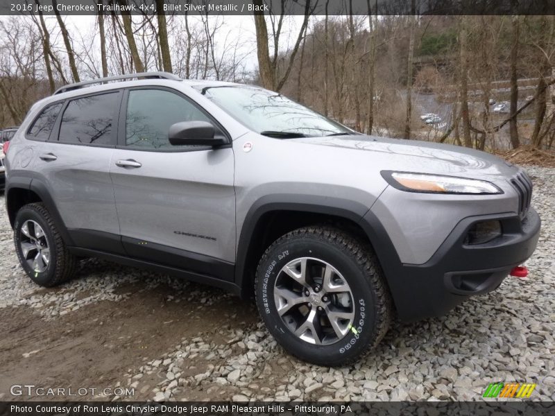 Billet Silver Metallic / Black 2016 Jeep Cherokee Trailhawk 4x4