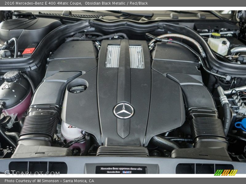  2016 E 400 4Matic Coupe Engine - 3.0 Liter DI biturbo DOHC 24-Valve VVT V6