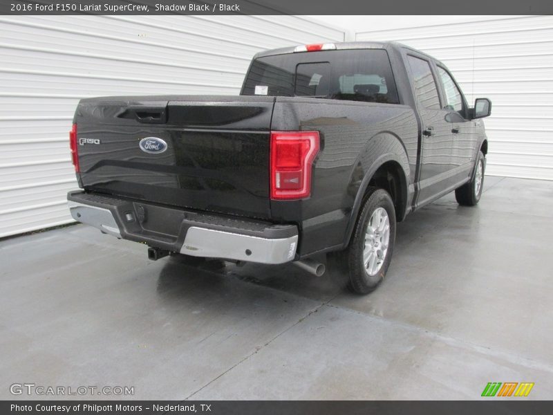 Shadow Black / Black 2016 Ford F150 Lariat SuperCrew