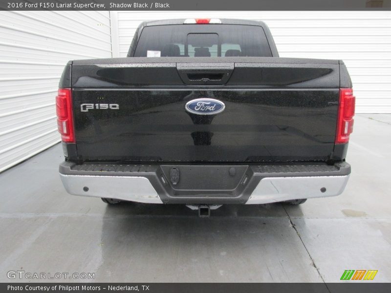 Shadow Black / Black 2016 Ford F150 Lariat SuperCrew