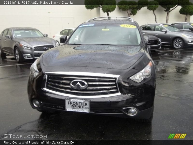 Malbec Black / Graphite 2013 Infiniti FX 37 AWD