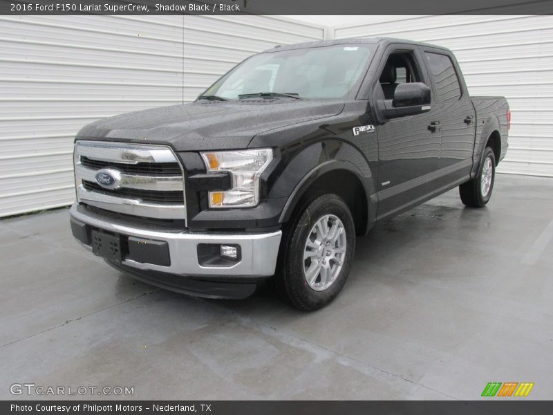 Shadow Black / Black 2016 Ford F150 Lariat SuperCrew