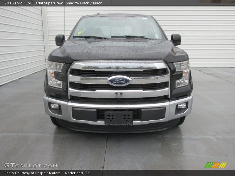 Shadow Black / Black 2016 Ford F150 Lariat SuperCrew