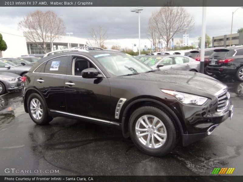 Malbec Black / Graphite 2013 Infiniti FX 37 AWD