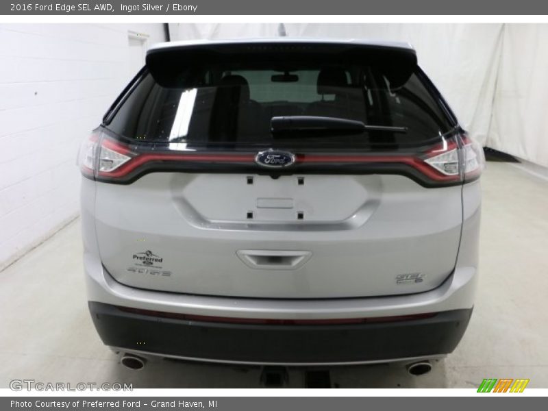 Ingot Silver / Ebony 2016 Ford Edge SEL AWD