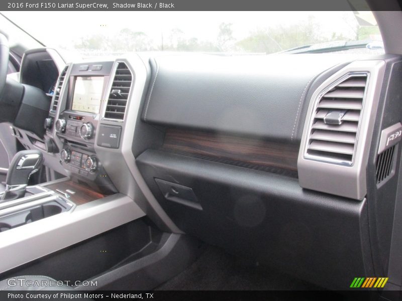 Shadow Black / Black 2016 Ford F150 Lariat SuperCrew