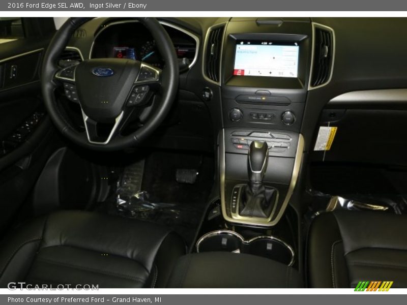 Ingot Silver / Ebony 2016 Ford Edge SEL AWD