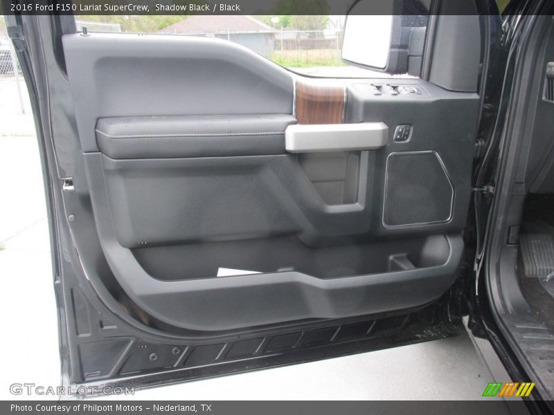 Shadow Black / Black 2016 Ford F150 Lariat SuperCrew