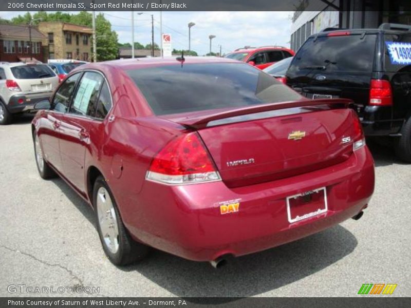 Sport Red Metallic / Ebony Black 2006 Chevrolet Impala SS