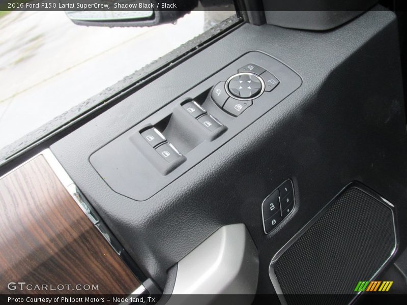 Shadow Black / Black 2016 Ford F150 Lariat SuperCrew