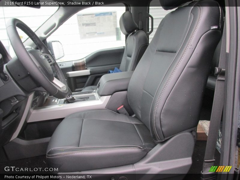 Shadow Black / Black 2016 Ford F150 Lariat SuperCrew