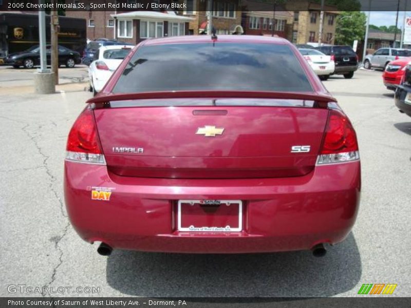 Sport Red Metallic / Ebony Black 2006 Chevrolet Impala SS