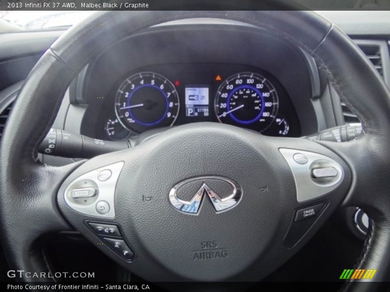 Malbec Black / Graphite 2013 Infiniti FX 37 AWD