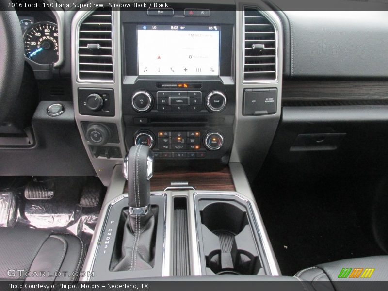 Shadow Black / Black 2016 Ford F150 Lariat SuperCrew