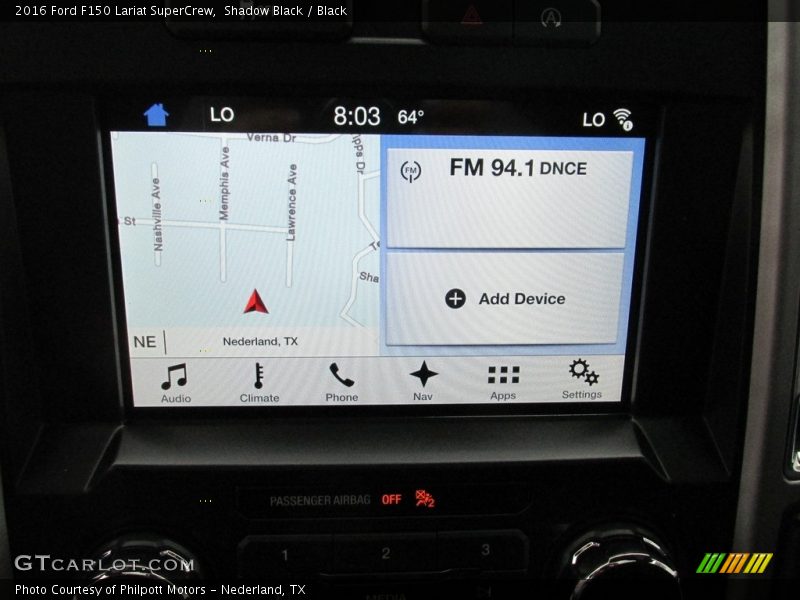 Shadow Black / Black 2016 Ford F150 Lariat SuperCrew