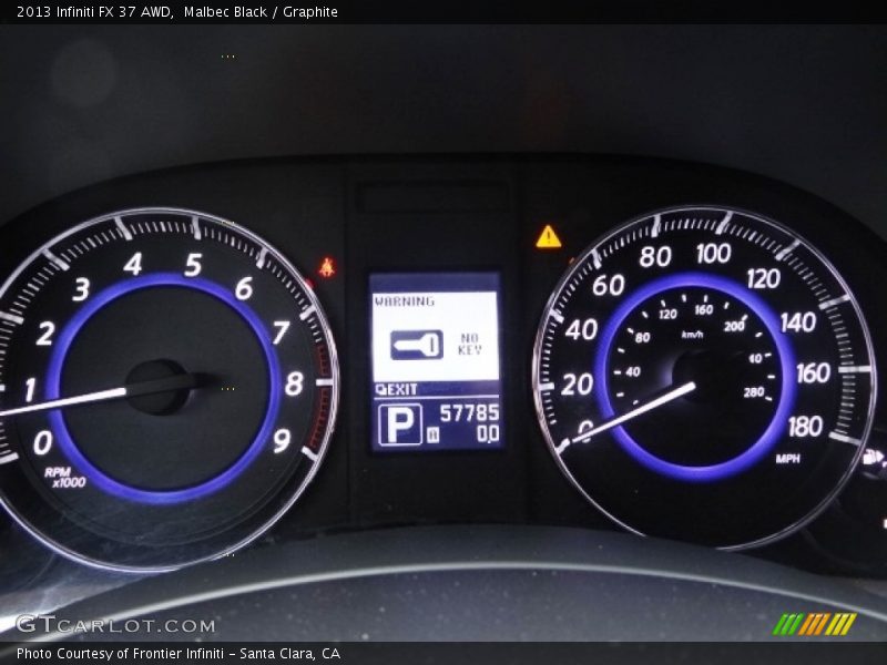Malbec Black / Graphite 2013 Infiniti FX 37 AWD