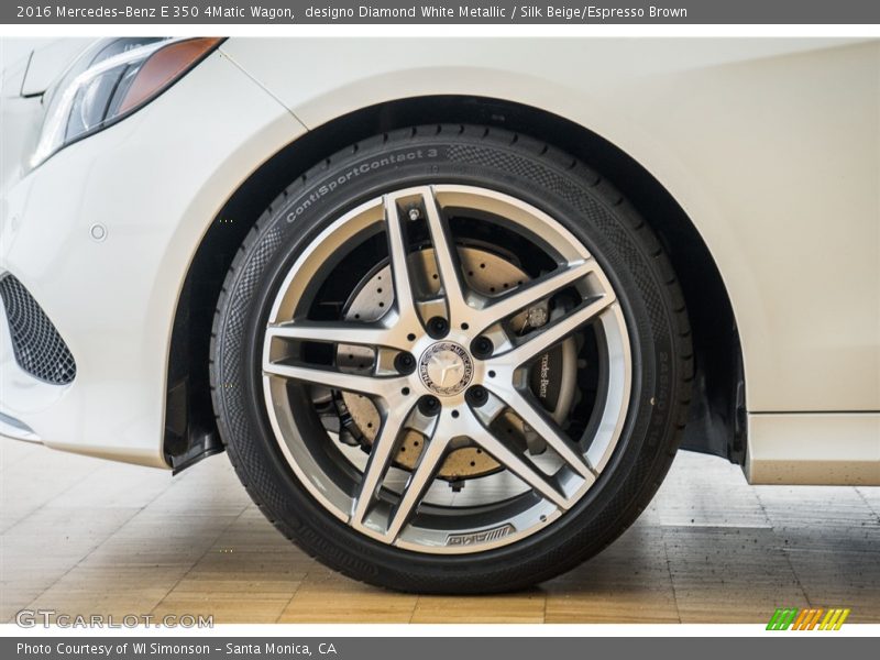 designo Diamond White Metallic / Silk Beige/Espresso Brown 2016 Mercedes-Benz E 350 4Matic Wagon