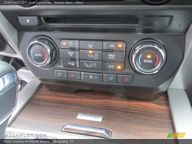 Shadow Black / Black 2016 Ford F150 Lariat SuperCrew