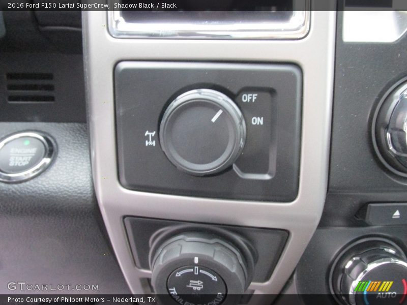 Shadow Black / Black 2016 Ford F150 Lariat SuperCrew
