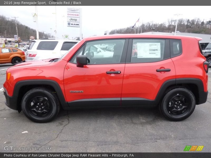 Colorado Red / Black 2016 Jeep Renegade Sport