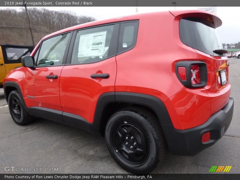 Colorado Red / Black 2016 Jeep Renegade Sport