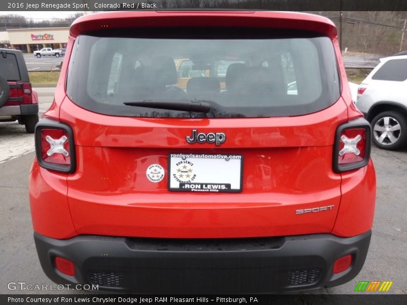 Colorado Red / Black 2016 Jeep Renegade Sport
