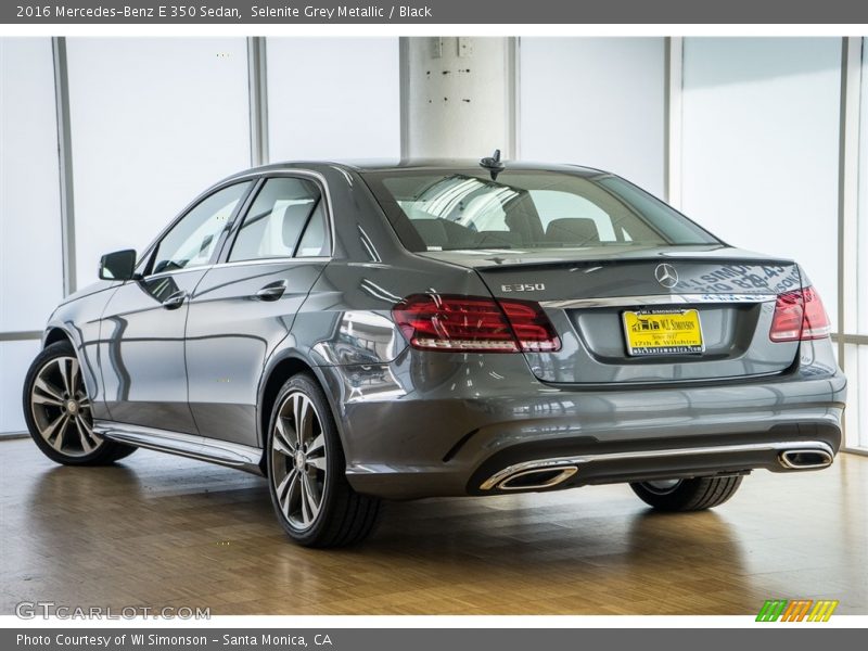 Selenite Grey Metallic / Black 2016 Mercedes-Benz E 350 Sedan