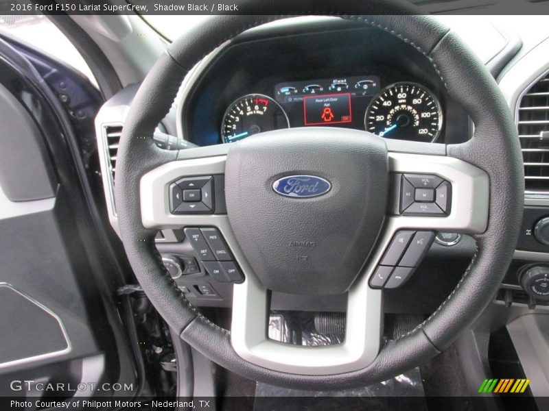 Shadow Black / Black 2016 Ford F150 Lariat SuperCrew