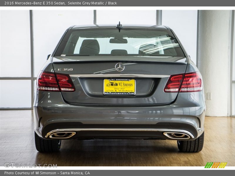 Selenite Grey Metallic / Black 2016 Mercedes-Benz E 350 Sedan