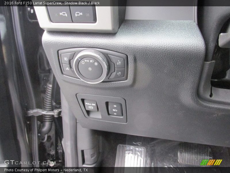 Shadow Black / Black 2016 Ford F150 Lariat SuperCrew