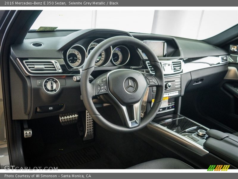 Selenite Grey Metallic / Black 2016 Mercedes-Benz E 350 Sedan