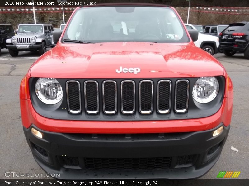Colorado Red / Black 2016 Jeep Renegade Sport