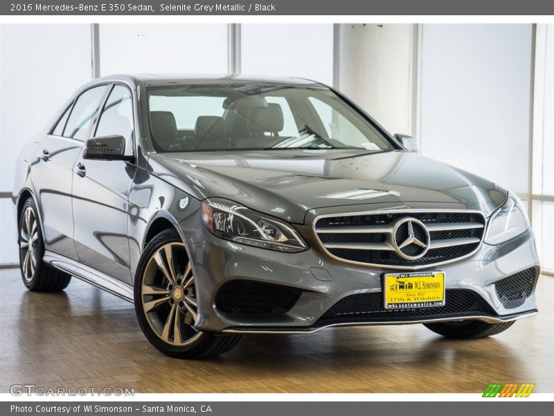 Selenite Grey Metallic / Black 2016 Mercedes-Benz E 350 Sedan