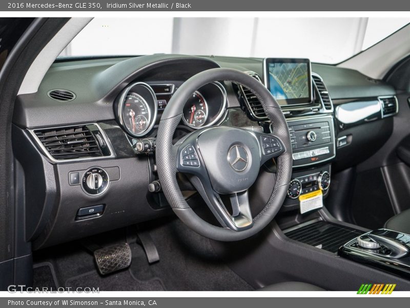 Iridium Silver Metallic / Black 2016 Mercedes-Benz GLE 350