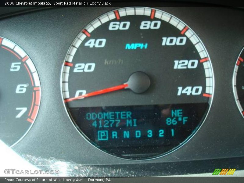 Sport Red Metallic / Ebony Black 2006 Chevrolet Impala SS