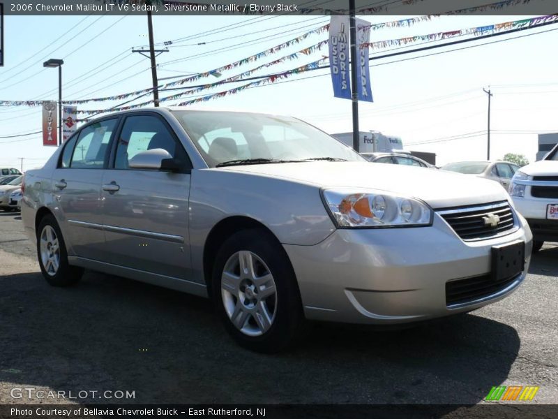 Silverstone Metallic / Ebony Black 2006 Chevrolet Malibu LT V6 Sedan